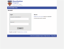 Tablet Screenshot of my.mountbatten.org